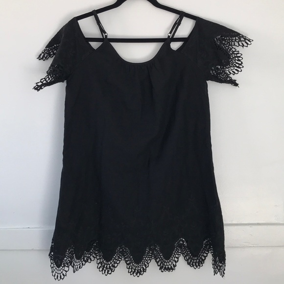 NWT Ellison black off the shoulder dress - Picture 6 of 8